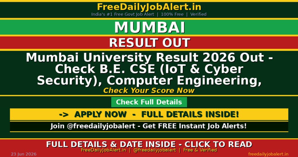 Mumbai Port Authority Hindi Translator Recruitment 2026 – Apply Offline